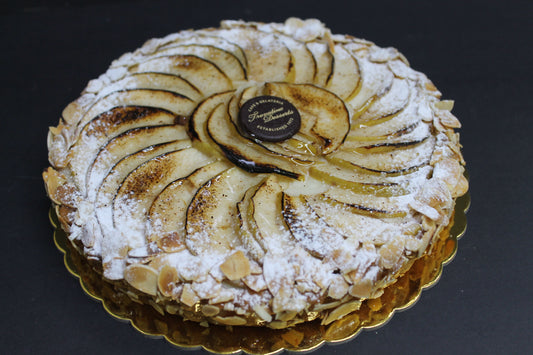 Apple, Almond Custard Tart