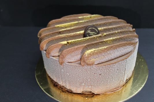 Chocolate and Passionfruit Mousse Cake (Gluten Free)