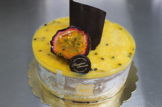 Chocolate and Passionfruit Mousse Cake (Gluten Free)