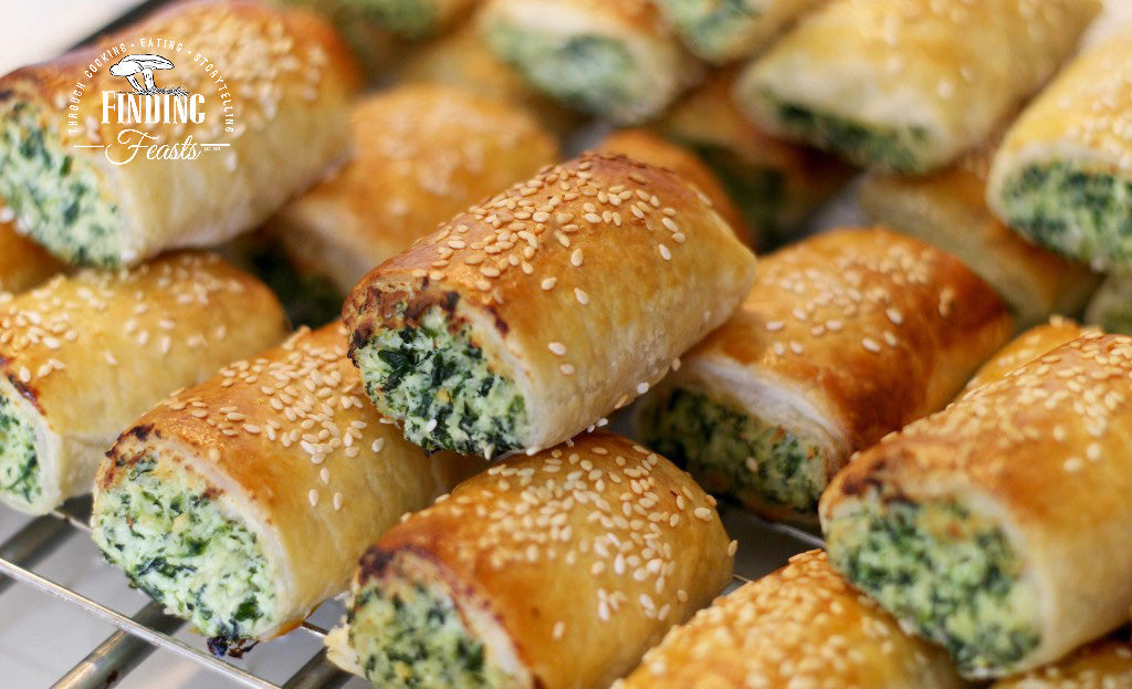 Mini Spinach & Feta Rolls