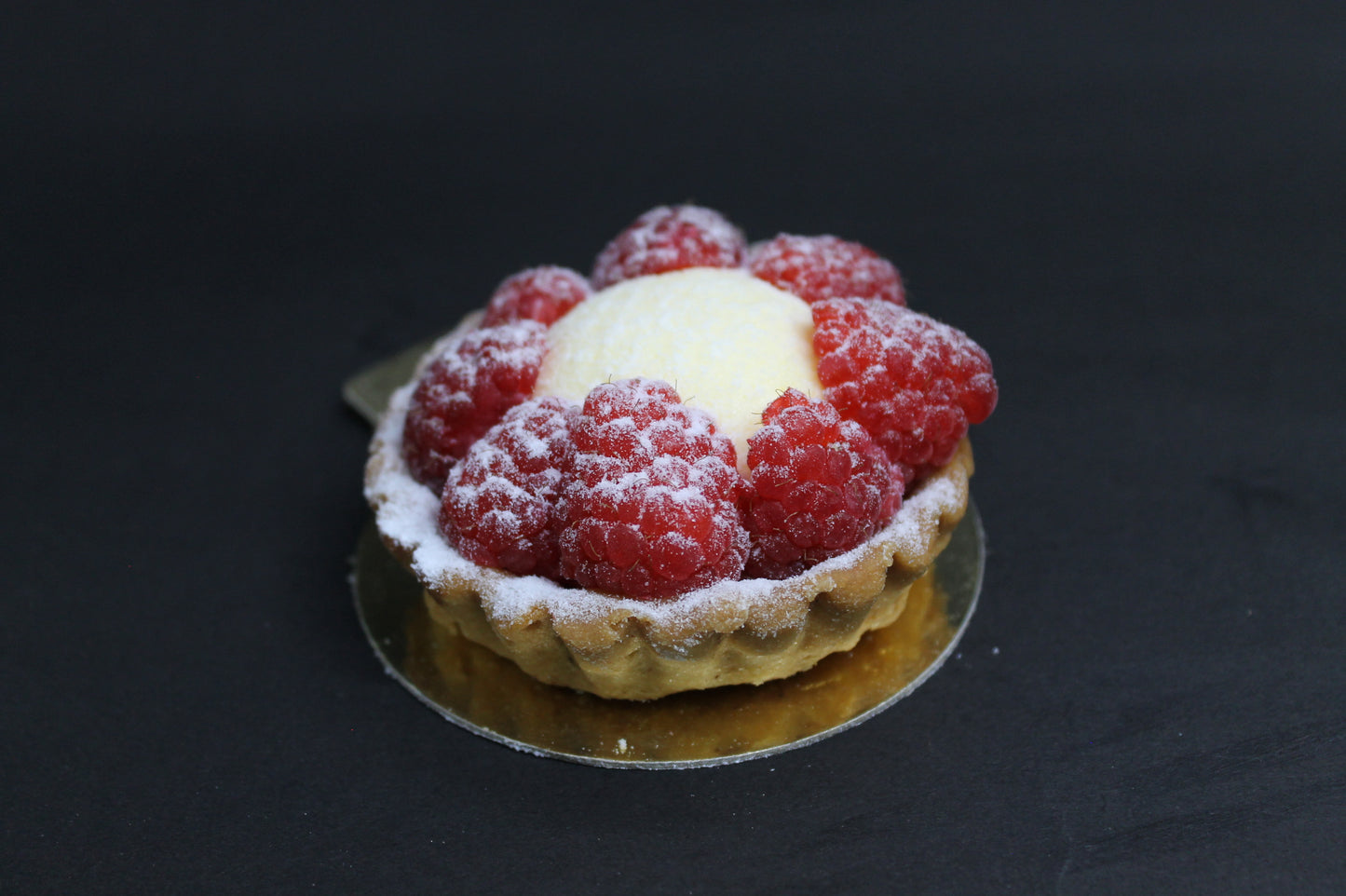 Pannacotta & Raspberry Tart Small