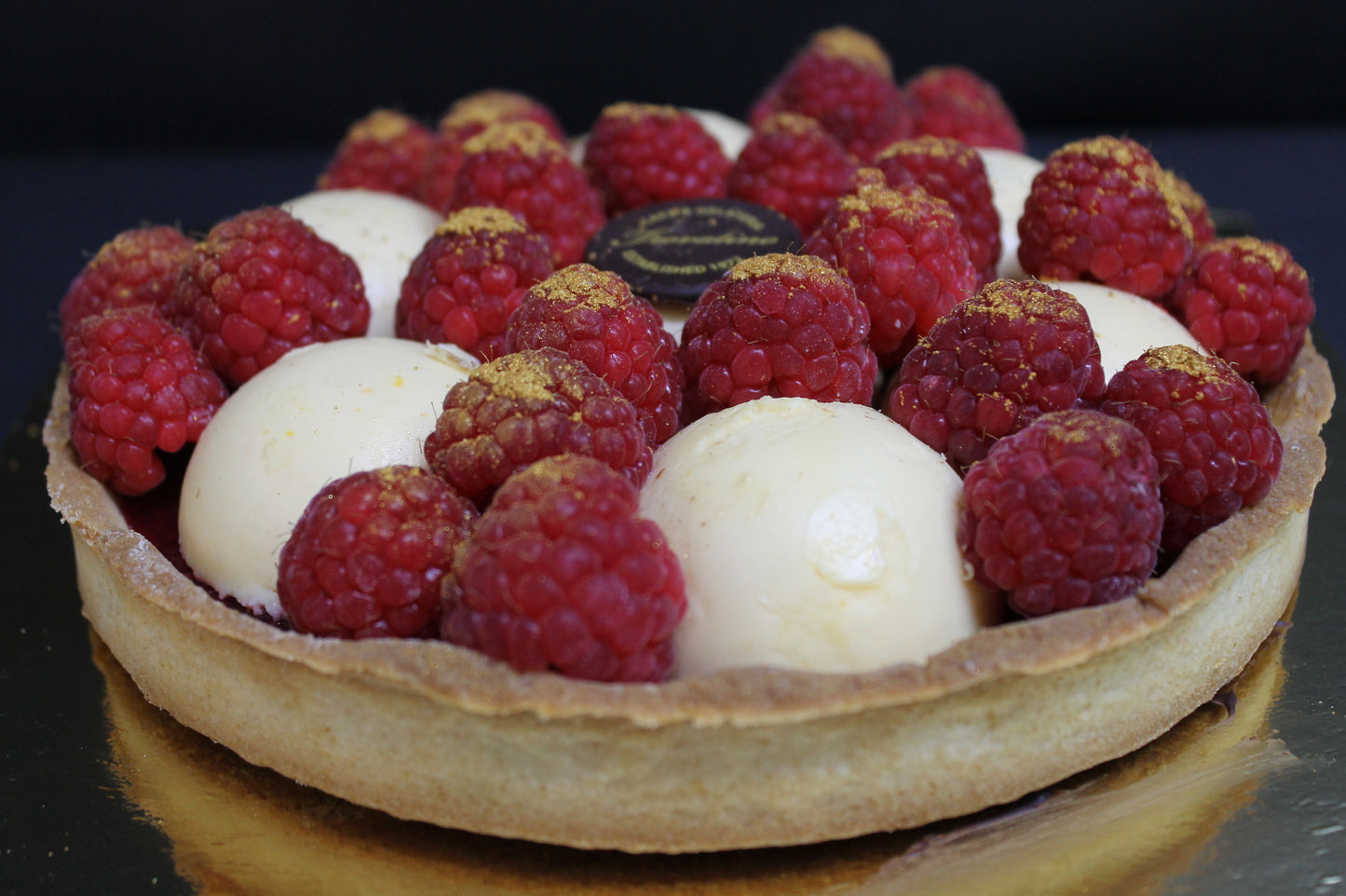 Raspberry & Pannacotta Tart